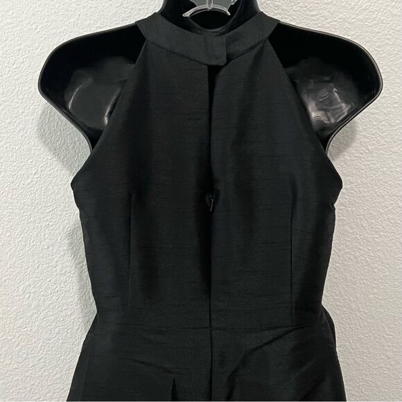 Sophisticated Black High-Low Wedding Dress - Picture 7 of 15